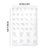 Nail Art Mold - JT017 Gothic Font